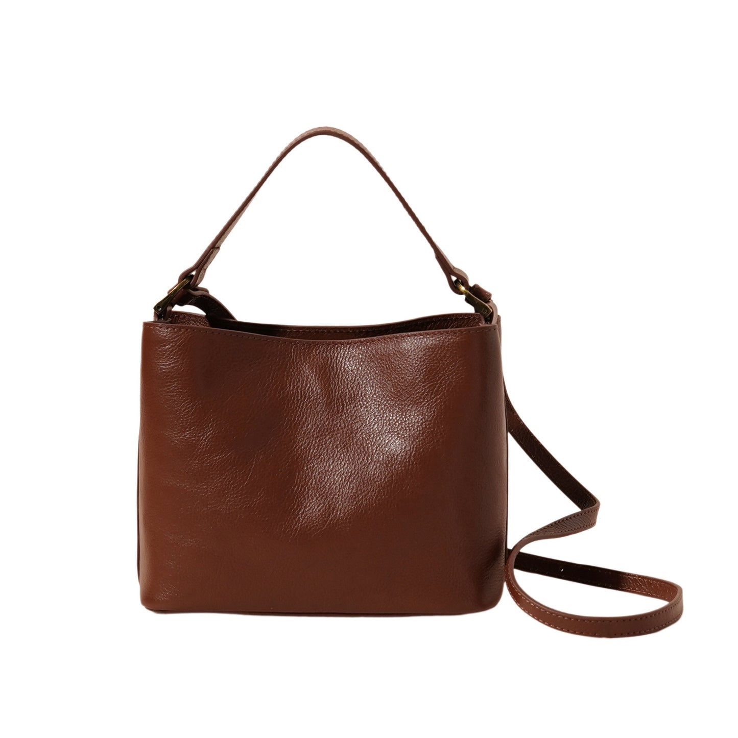 Cowhide Italian Leather Vintage Casual All-matching Women's Shoulder Handbag