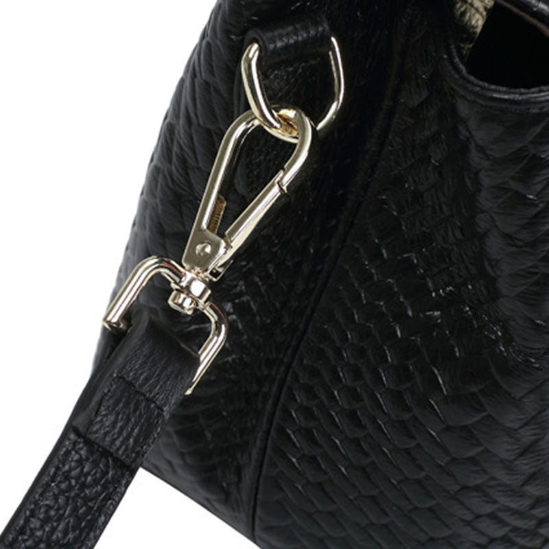 Genuine Italian Leather Women's Woven Bag Crossbody Small Bag Women's Shoulder Messenger Bag
