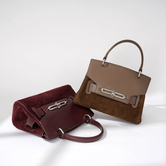 Fashion Italian Vintage Simple Shoulder Messenger Bag Women's Handbag