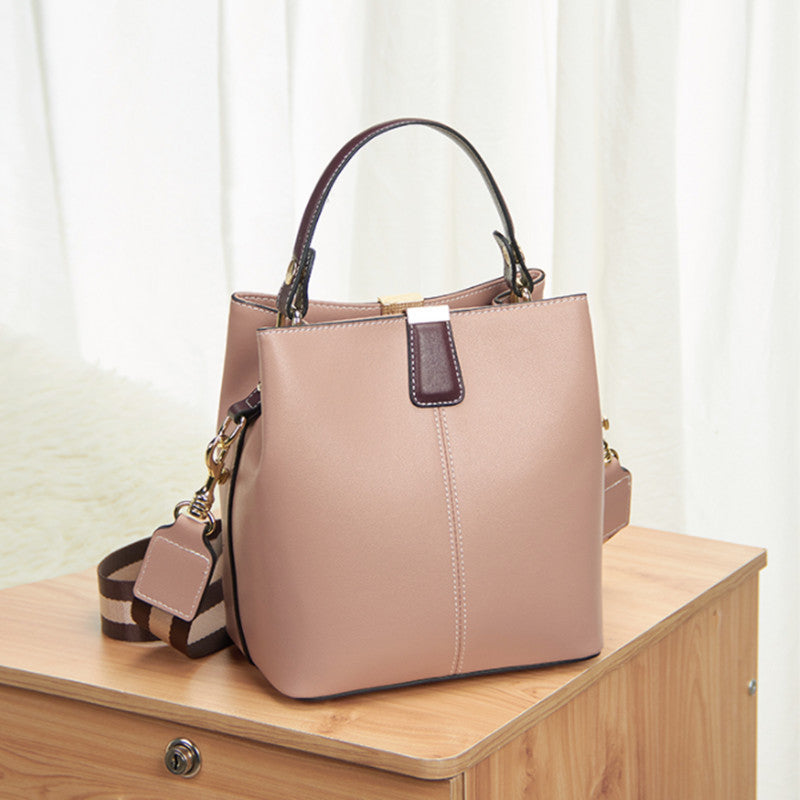 Women's Italian Leather Fashion Large Capacity Portable Shoulder Bag